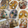 Retro palace style original design earrings
