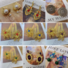 High-end simple earrings 18k gold-plated costume jewelry fashionable elegant