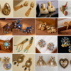 18K Gold Gemstone Earrings and Pendants – Elegant Design, Perfect for Any Occasion