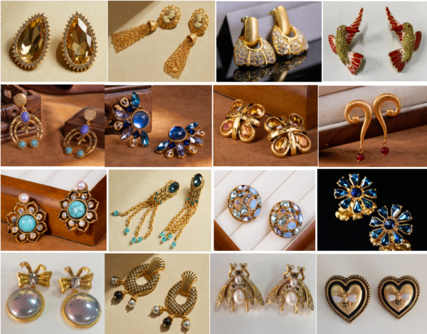18K Gold Gemstone Earrings and Pendants – Elegant Design, Perfect for Any Occasion