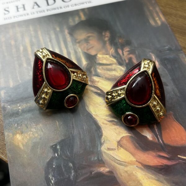 Costume Jewelry Earring Vintage style  Elegance - 图片 3