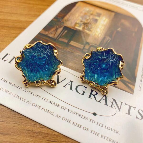 Elegant Artificial Jewelry Earrings for Women Vintage Style - 图片 3