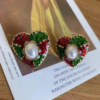 Elegant Artificial Jewelry Earrings for Women Vintage Style - 图片 6