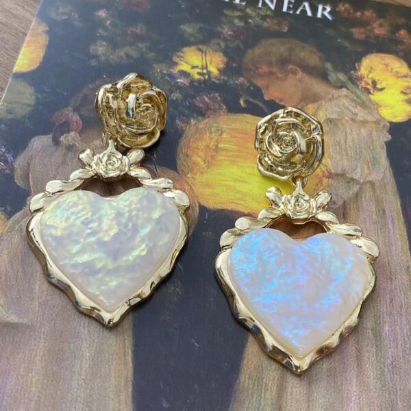 Women's Handmade Vintage Earrings - Unique Vintage Design Sophisticated for Any Occasion - 图片 6