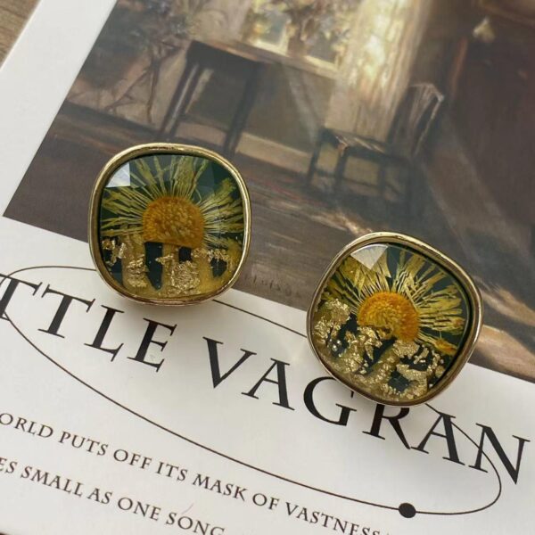 Women's Handmade Vintage Earrings - Unique Vintage Design Sophisticated for Any Occasion - 图片 8