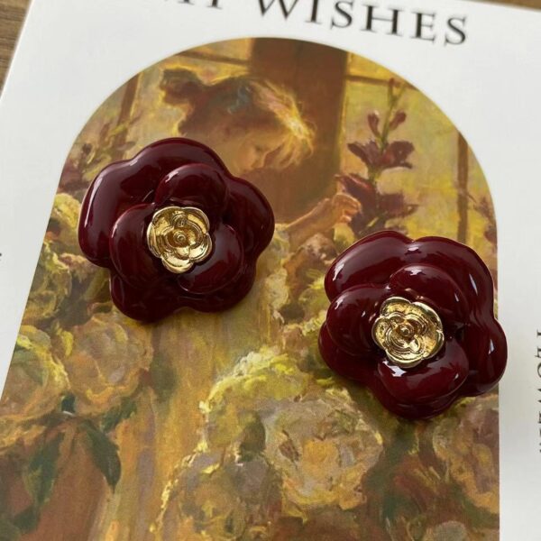 Sparkling Faux Gemstone Earrings - Stylish and Hypoallergenic - 图片 3