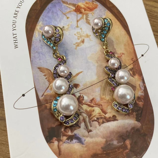 Women's Fine Imitation Jewelry Earrings - Hypoallergenic, Sparkling and Stylish Jewelry - 图片 3