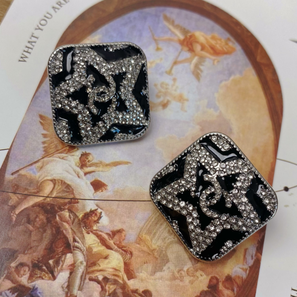 Elegant retro court earrings Classic and elegant earrings, high-end fashion elements, trendy brands - 图片 4