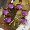 K9 Glass Stone Bracelet, Necklace & Ring Set – Stunning Jewelry with Brilliant Sparkle for Women - 图片 9