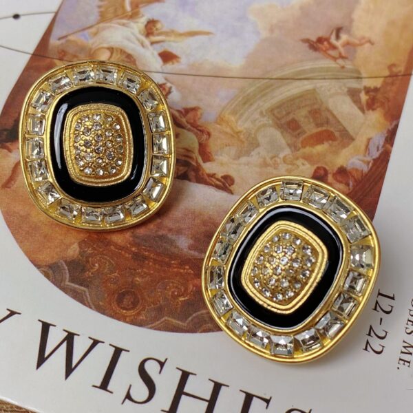 Elegant Retro Pendant Earrings – Exquisite Court Style - 图片 9