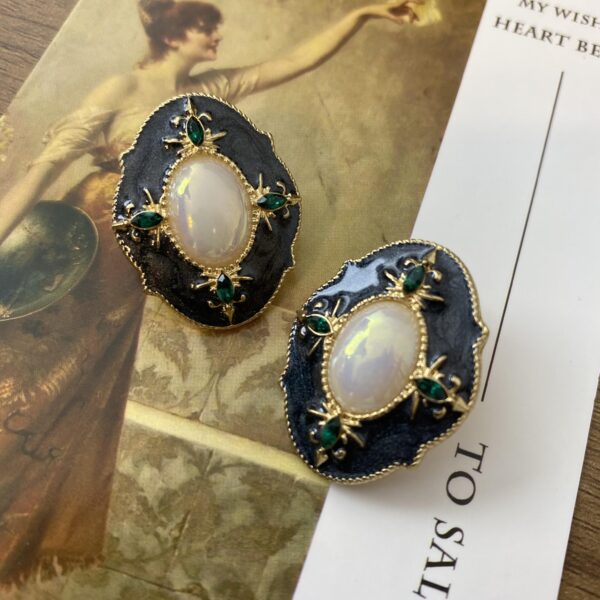 Retro fashion 925 silver fashion earring - 图片 3