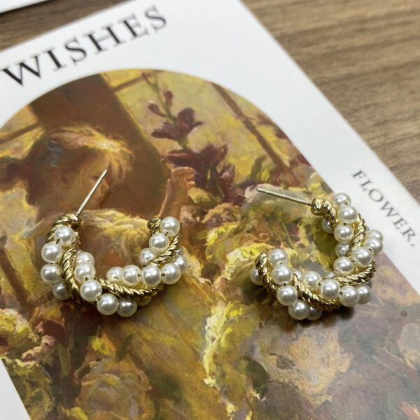 Retro fashion 925 silver fashion earring - 图片 5