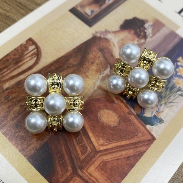 Retro palace style original design earrings - 图片 4