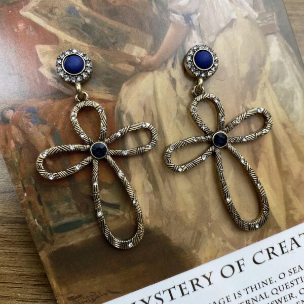 Retro palace style original design earrings - 图片 9