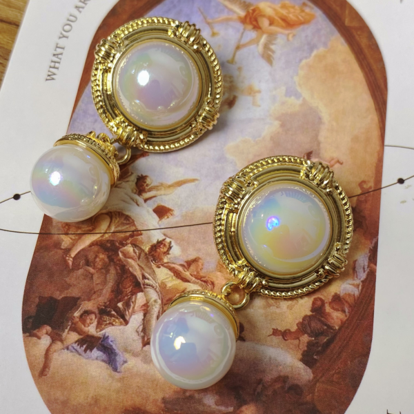 Retro palace style original design earrings - 图片 10