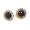 Fashion vintage 18K gold earrings Gemstone design, classic luxury jewelry - 图片 15
