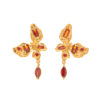 Fashion vintage 18K gold earrings Gemstone design, classic luxury jewelry - 图片 14