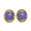 Fashion vintage 18K gold earrings Gemstone design, classic luxury jewelry - 图片 10