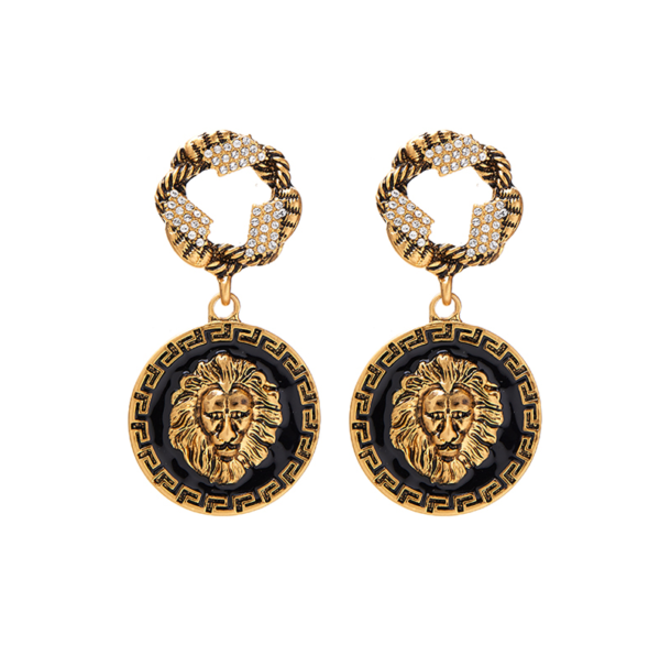 Gemstone Gorgeous Vintage Earrings – Handmade in 18K Gold, Luxurious and Exquisite - 图片 4