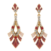 Gemstone Gorgeous Vintage Earrings – Handmade in 18K Gold, Exquisite Luxury Women’s Jewelry - 图片 16