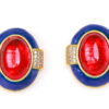 Gemstone Gorgeous Vintage Earrings – Handmade in 18K Gold, Exquisite Luxury Women’s Jewelry - 图片 5