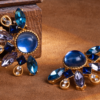 18K Gold Gemstone Earrings and Pendants – Elegant Design, Perfect for Any Occasion - 图片 13