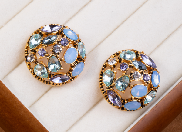 18K Gold Gemstone Earrings and Pendants – Elegant Design, Perfect for Any Occasion - 图片 12
