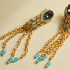 18K Gold Gemstone Earrings and Pendants – Elegant Design, Perfect for Any Occasion - 图片 5