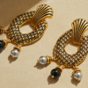 18K Gold Gemstone Earrings and Pendants – Elegant Design, Perfect for Any Occasion - 图片 4