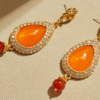 18K Gold Gemstone Earrings and Pendants – Elegant and Gorgeous, a Classic Design for Every Occasion - 图片 8