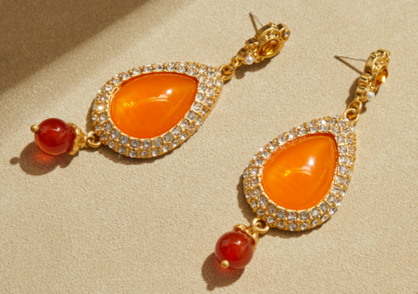 18K Gold Gemstone Earrings and Pendants – Elegant and Gorgeous, a Classic Design for Every Occasion - 图片 8