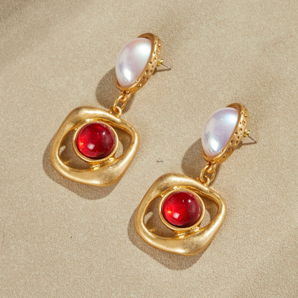 18K Gold Gemstone Earrings and Pendants – Elegant and Gorgeous, a Classic Design for Every Occasion - 图片 14