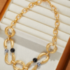 Elegant and light luxury 18K gold plated vintage pendant, luxury design, direct sales at wholesale price - 图片 6