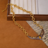Elegant and light luxury 18K gold plated vintage pendant, luxury design, direct sales at wholesale price - 图片 5