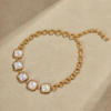 Elegant and light luxury 18K gold plated vintage pendant, luxury design, direct sales at wholesale price - 图片 3