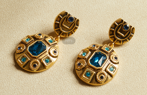 Small and gorgeous 18K gold ear style, a perfect combination of retro style and modern craftsmanship - 图片 8