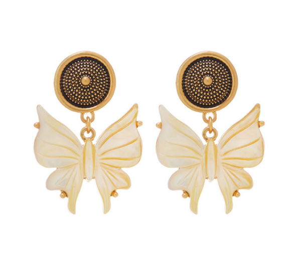 Exquisite vintage earrings, made of 18K gold, suitable for any occasion - 图片 8