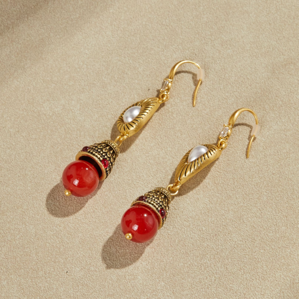 Small and gorgeous 18K gold ear style, a perfect combination of retro style and modern craftsmanship - 图片 4