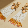 Fashionable retro gemstone earrings, made of 18K gold luxury - 图片 14
