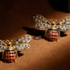 Heavy craftsmanship vintage style 18K gold earrings Handmade elegant female jewelry - 图片 5