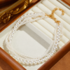 Exquisite handmade 18K gold-plated vintage necklace pendant, light luxury factory direct sales - 图片 2