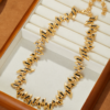 Exquisite handmade 18K gold-plated vintage necklace pendant, light luxury factory direct sales - 图片 5
