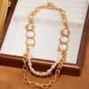 Exquisite handmade 18K gold-plated vintage necklace pendant, light luxury factory direct sales - 图片 10