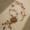 Exquisite handmade 18K gold-plated vintage necklace pendant, light luxury factory direct sales (复制) - 图片 5