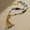 Exquisite handmade 18K gold-plated vintage necklace pendant, light luxury factory direct sales (复制) - 图片 9