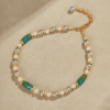 Exquisite handmade 18K gold-plated vintage necklace pendant, light luxury factory direct sales - 图片 8
