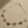 Exquisite handmade 18K gold-plated vintage necklace pendant, light luxury factory direct sales - 图片 7