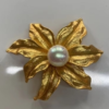 18K gold-plated copper semi-precious stone enamel brooch, exquisite retro modern design, suitable for parties and daily wear - 图片 6